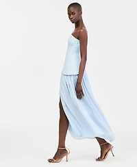 Rare Juniors' Asymmetric Sleeveless Midi Dress