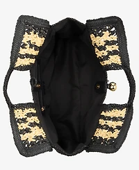 I.n.c. International Concepts Square Straw Tote Bag, Macy's Exclusive