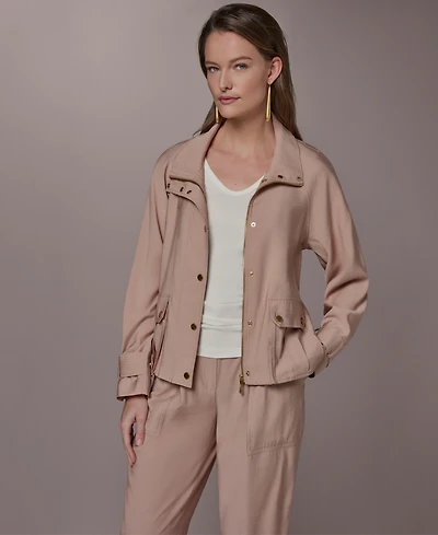 Donna Karan New York Women's Collared Neck Jacket