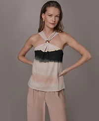 Donna Karan New York Women's V-Neck Top