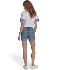 Nautica Jeans Women's Cuffed Denim Shorts