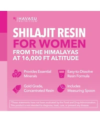 Havasu Nutrition Shilajit Resin for Women, 50g