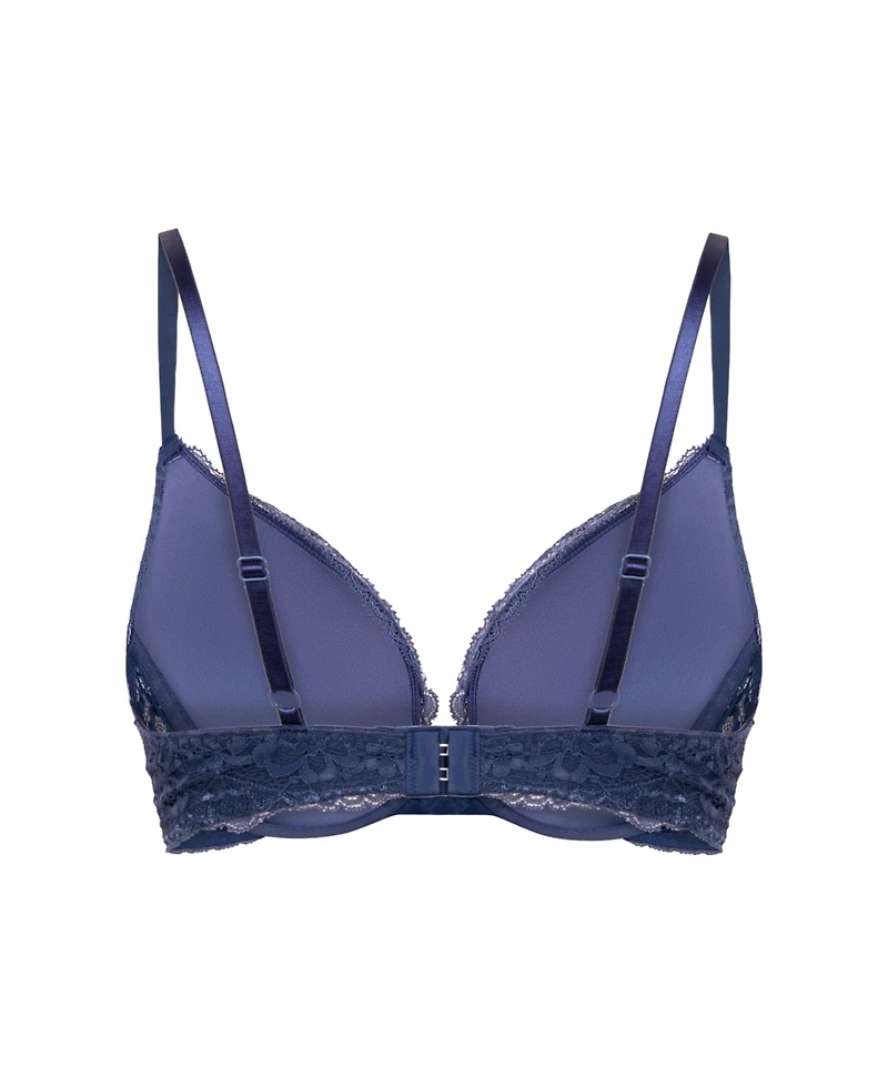 Hunkemoller Women's Marine Padded Underwired Push-Up Bra