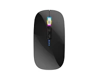 Risokeys Tri-Mode Wireless Bluetooth Mouse: Silent,1-Click Desktop,3-Speed Dpi for Office/Study