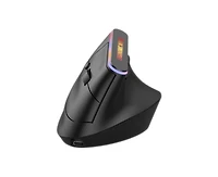 Risokeys Ergonomic Vertical Wireless Mouse, Silent Click, Dual Mode (Bluetooth 5.2 + 2.4G), 3 Adjustable Dpi