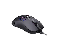 Risokeys Wired Lightweight Gaming Mouse, 6 Buttons, 8000 Dpi Adjustable, Rgb Backlit, Honeycomb Hollow Ergonomic Design for Pc, Laptop, Gamers