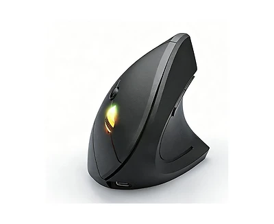 Risokeys Ergonomic Vertical Wireless Mouse, Dual Mode (Bluetooth 5.4 + 2.4G),Silent Click,3 Dpi Levels, for Office/Gaming,for Laptop/Pc/Mac