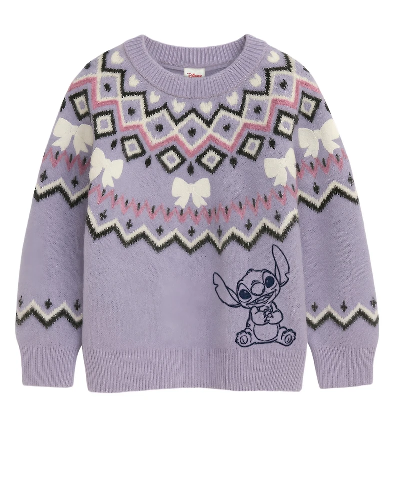 Kate Mack Girls' 2T-6X Stitch Fair Isle Sweater