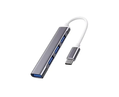 Risokeys Usb Extender 4-Port Small Usb Hub for Pc Laptop 5Gbps Data Transfer for Desktop, Usb Flash Drives, Mobile Hdd