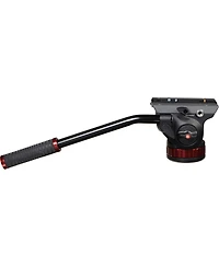 Manfrotto 502 Pro Video Head with 504PLONG Long Quick Release Mounting Plate and Flat Base