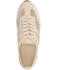 Journee Collection Women's Chasse Mesh Lace Up Sneakers
