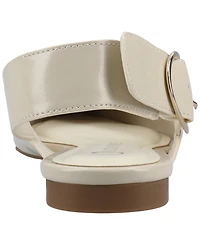 Journee Collection Women's Jacqueline Slingback Ankle Buckle Flats
