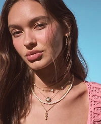 Kendra Scott Seahorse Short Pendant Necklace in 14k Gold Over Brass