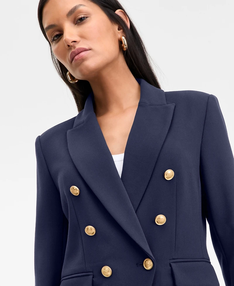 I.n.c. International Concepts Women's Double-Breasted Blazer, Exclusively at Macy's