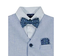 Nautica Baby Boys' Short Sleeve Shirt, Vest and Shorts, 3-Piece Set