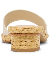 Dolce Vita Women's Dixi Slide-Low Raffia Heel Dress Sandals