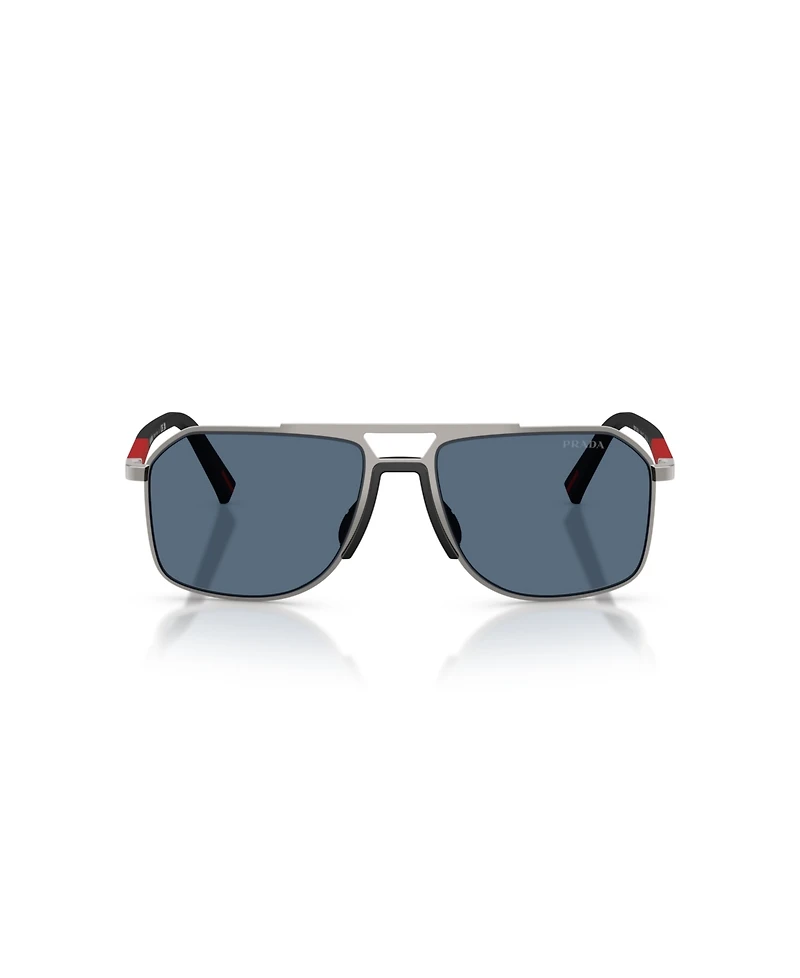 Prada Linea Rossa Men's Pilot Sunglasses, Ps B51S
