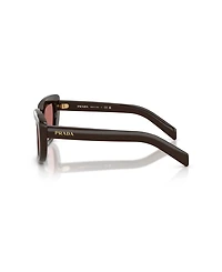 Prada Women's Rectangle Sunglasses, Pr D07S
