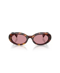 Miu Miu Women's Oval Sunglasses, Mu B09S