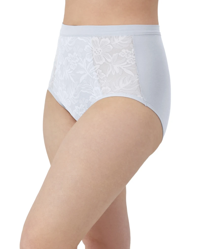 Bali Women's Breathe Lace High-Rise Brief Underwear Dfclbf