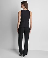 Dkny Women's Ponte Sleeveless Tank Top