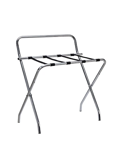 Kings Brand Furniture Folding Luggage Rack with Nylon Straps