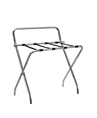 Kings Brand Furniture Folding Luggage Rack with Nylon Straps