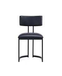 uno 33.1" Faux Leather Upholstered Dining Side Chair
