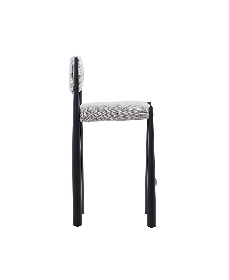 Lennor 37.4" Boucle Upholstered Counter Stool