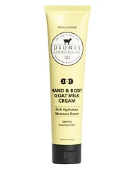 Dionis Freshly Picked Hand and Body Goat Milk Cream, 3.3 oz.