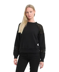 Wilt Clothing Women's Lace Details Sweatshirt