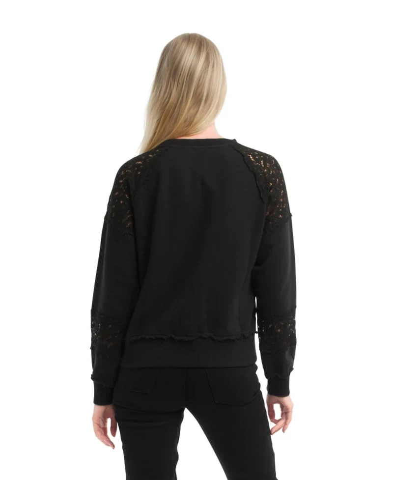 Wilt Clothing Women's Lace Details Sweatshirt