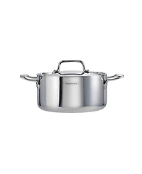 Tramontina Utsava Tri-Ply Clad Stainless Steel 3.25-Quart Covered Casserole