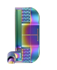 Wosofe 33inch Golf Club Putter Men's Right Hand with Black Red HeadCovers Pu Grip Cnc Steel Mallet Professional