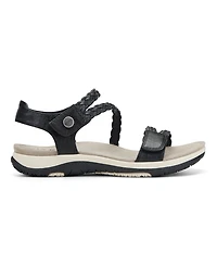 Earth Women's Stellon Braided Strappy Flat Sandals