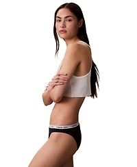 Calvin Klein Women's 5-Pack. Modern Logo Low-Rise Bikini Underwear QD5208