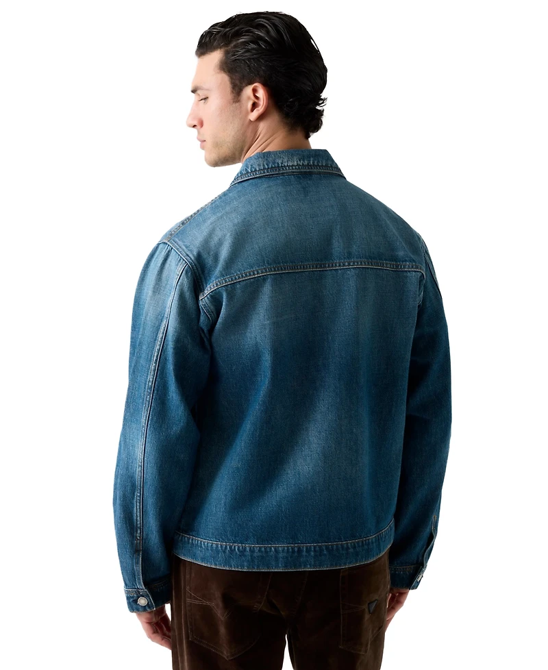 Guess Men's Point Collar Clint Jacket