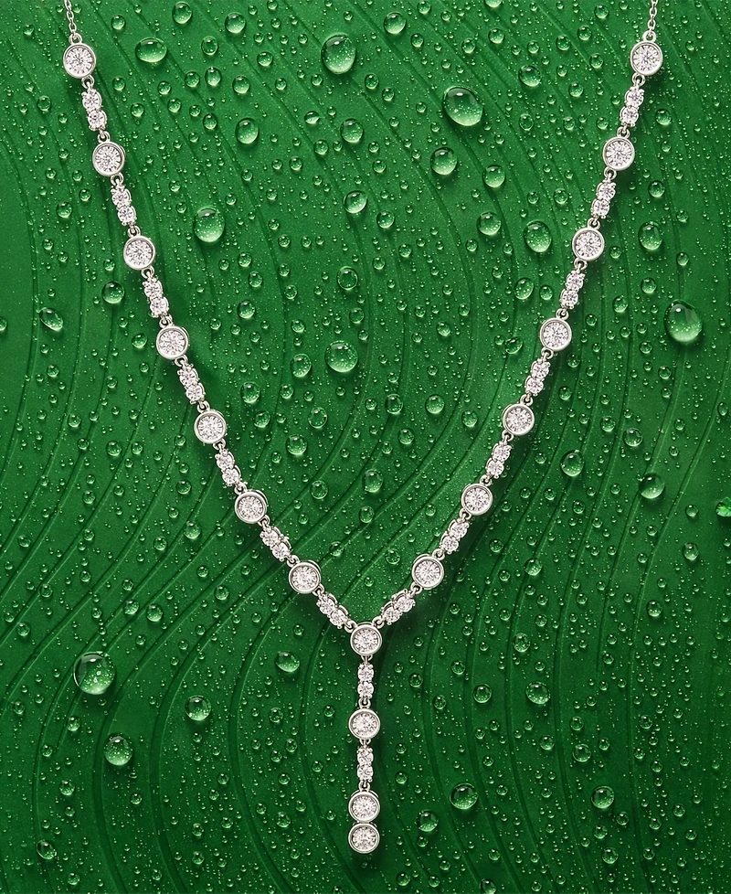 Macy's Diamond Necklace (1 ct. t.w.) in Sterling Silver