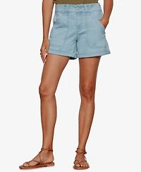 Sanctuary Petite Wander On Denim Shorts