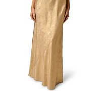 Adrianna Women's Foiled Cowl Neck Ball Gown