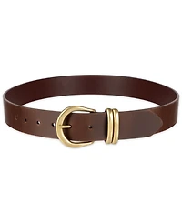Levi's Women's Double Metal Loop Leather Belt