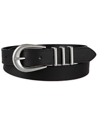 Levi's Women's Skinny Triple Metal Loop Leather Belt