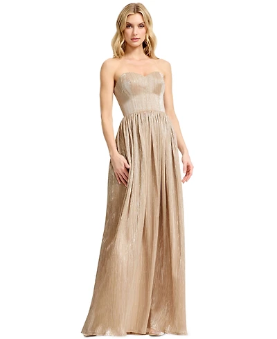 Dress the Population Women's Audrina Strapless Ball Gown