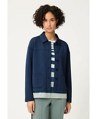 Olsen Women's Scuba Knit Jersey Jacket