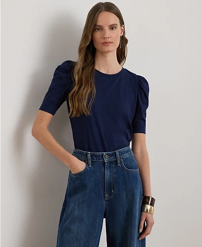 Lauren Ralph Petite Crewneck Top