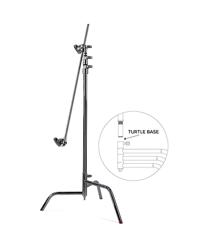 Matthews 40" C+ Stand with Turtle Base, Grip Head and Arm, Maximum Height 10.5', Supports 22 lbs