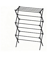 Yigii 3-Tier Folding Clothes Rack, Rust-Resistant, Easy Assembly, Suitable for Indoors & Outdoors