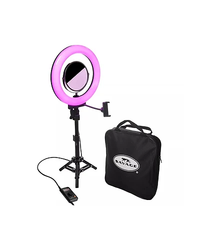 Savage 12" Tabletop Ring Light with Stand and Carrying Case