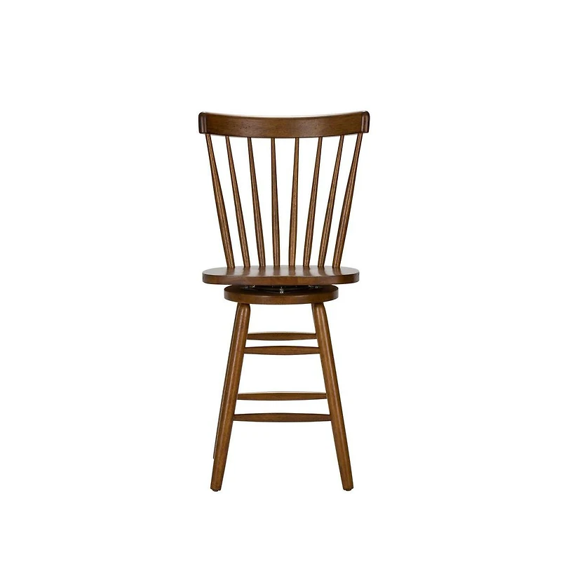 Liberty Furniture Industies Creations 24 Inch Swivel Counter Chair - Tobacco in Various