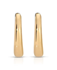 Ettika Mixed Metal Hoop Earrings